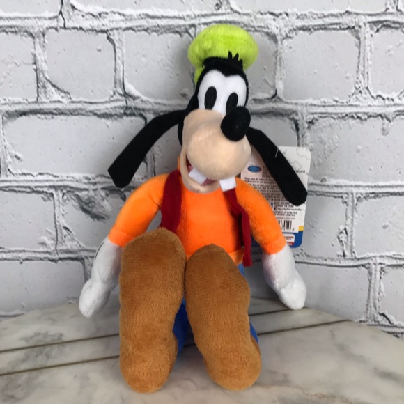 Disney Junior Goofy Plush Kids Mickey Mouse Fun House Stuffed Animal Just Play - Picture 2 of 8
